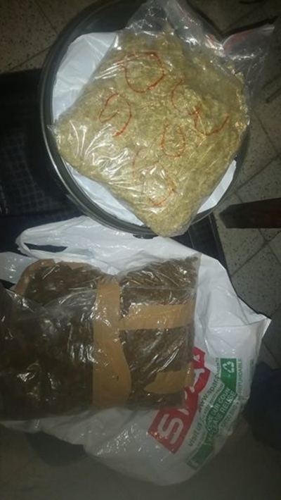 Travel bag with dagga worth R40 000 found on bus