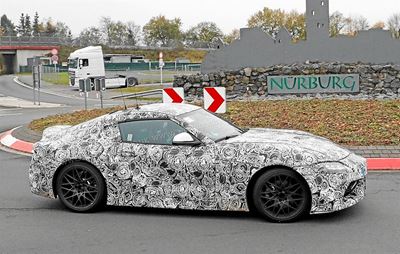 Toyota Supra tested at Nurburgring 