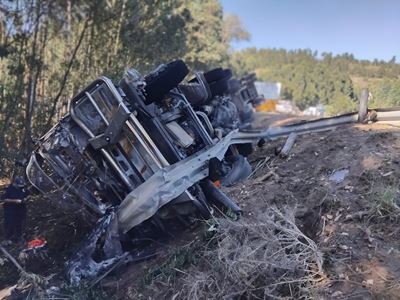 Section of Knysna N2 remains closed after accident