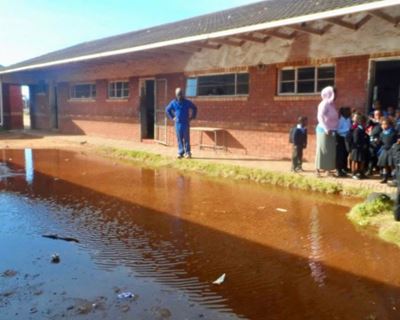 School in PE even has its burglar bars stolen