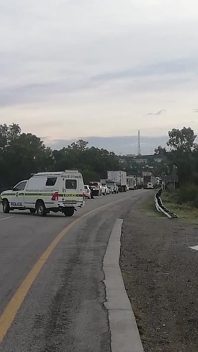 Protesaksie op R75 Jansenville