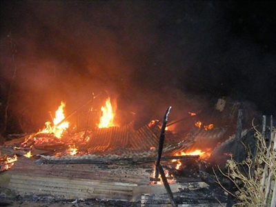 Gesin verloor alles in brand