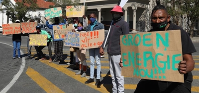 Marchers protest against fracking