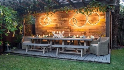Warming winter patio ideas