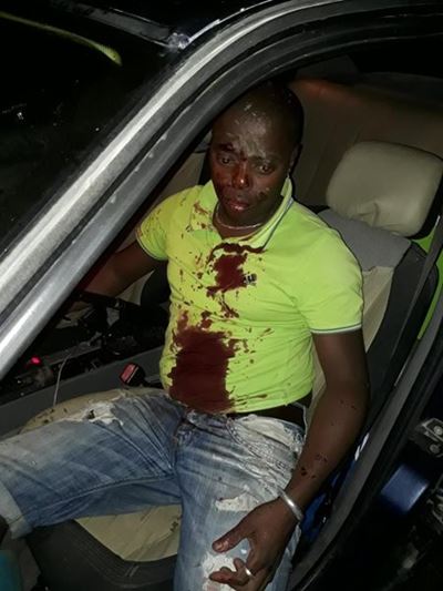 Taxi men attack civilian driver