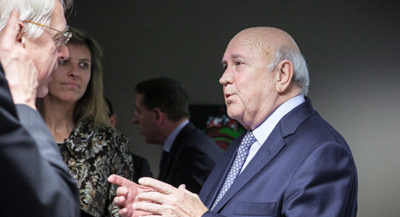 ANC slams FW de Klerk Foundation for denying apartheid was crime against humanity