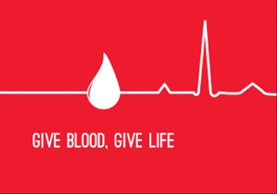 Donate blood on Monday