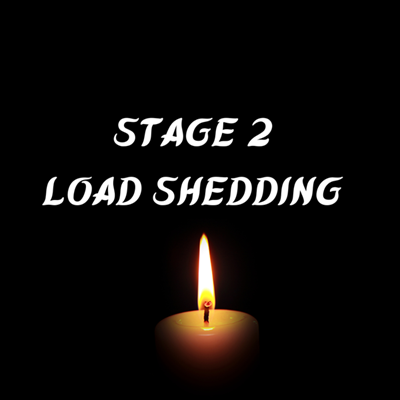 Stage 2 load shedding announced