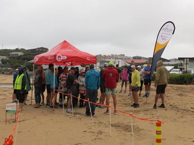 Parkrun in gietende reën