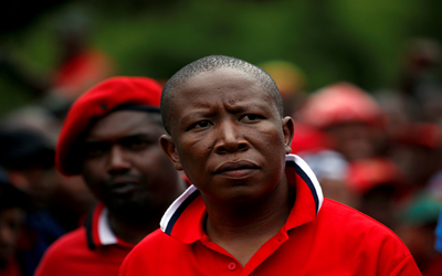 EFF protest outside Vereeniging school
