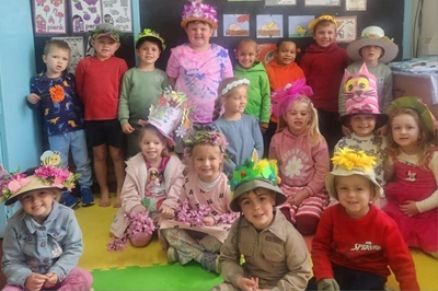 Colourful hats and popcorn welcome spring at Fanie Theron Pre-primary