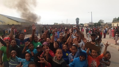 Service delivery protest in Rosemoor