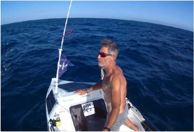 Ex-naval officer expected to reach Rio this weekend 