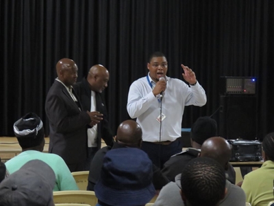 Go George information meetings tense