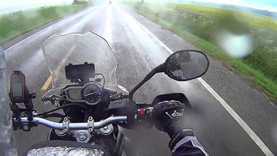 Handle the wet on 2 wheels