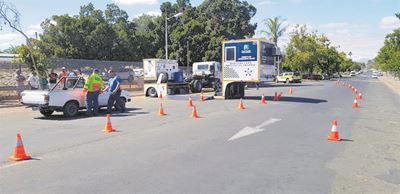 Voertuie word vir padwaardigheid getoets