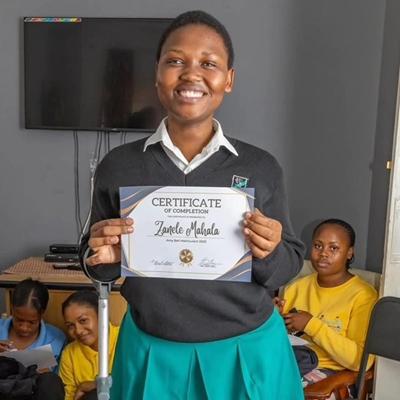 Mahala overcomes disability