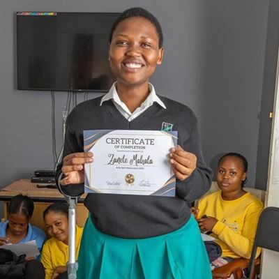 Mahala overcomes disability