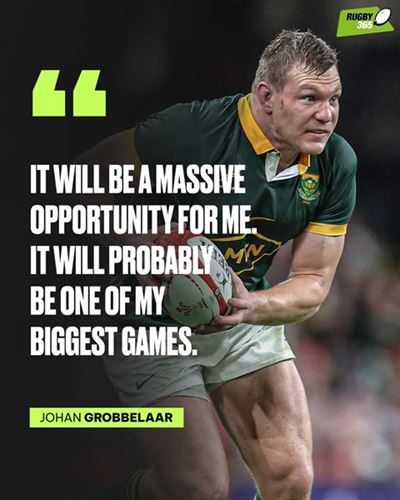 Bok hooker Johan Grobbelaar’s big chance to impress against France