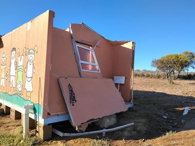 Stormwind verwoes crèche en dood bokke