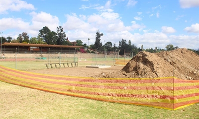 Masligte by De Jagers-atletiekbaan