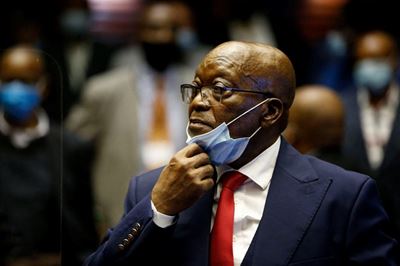 Zuma absent in court due to ill health