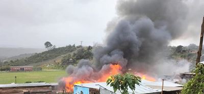 More Bitou fires claim informal homes
