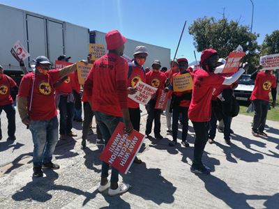Numsa George joins national strike