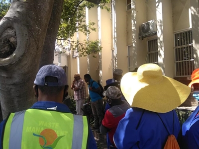Workers demand PPE, danger pay