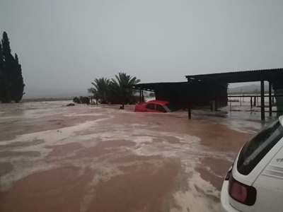 Wolkbreuk veroorsaak choas in Calitzdorp