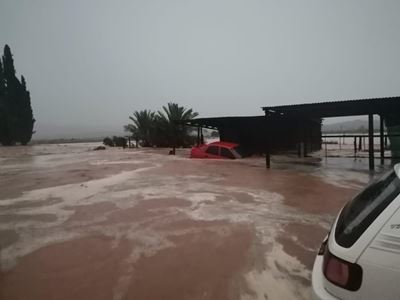 Wolkbreuk veroorsaak choas in Calitzdorp