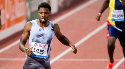Rookie Lyles in Monaco shoot-out with old timer Gatlin