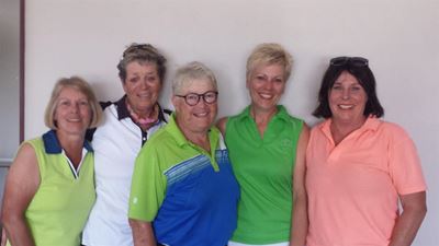 Scorching ladies' golf