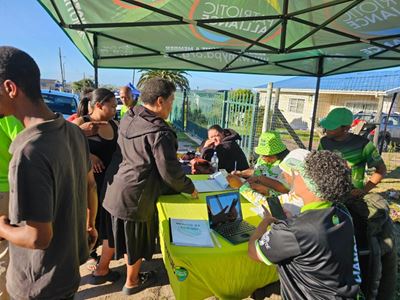Stemmery skop fluks af in Wyk 27