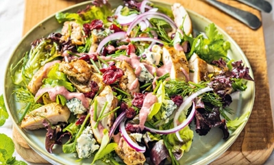 Herbed cranberry and chicken salad