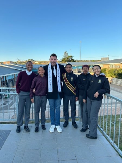 New Mr Global SA gets warm welcome back home