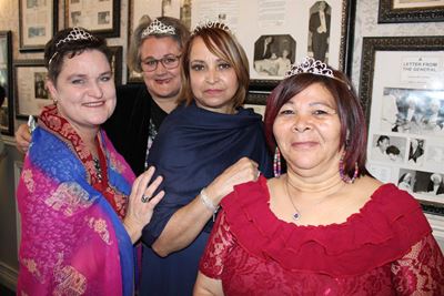 Warriors, survivors and supporters on the red carpet at theatre