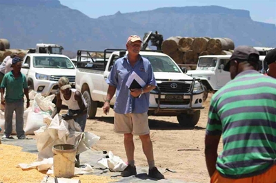 Truck convoy delivers much-needed fodder