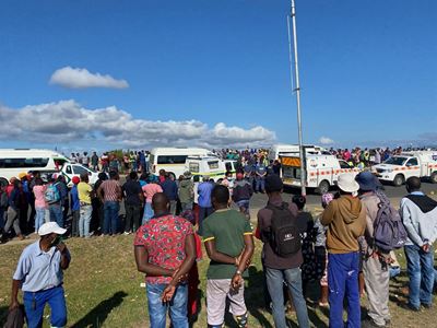 Gunned down in peak traffic