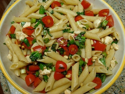 Recipe: Creamy corn and tomato pasta