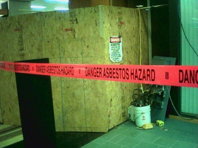 Warning about asbestos dumping