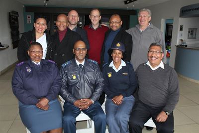Police gather to pray