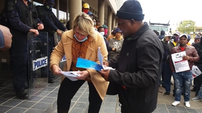 Update: Taxi protest