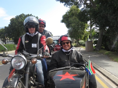 Sidecar sightseeing in Knysna