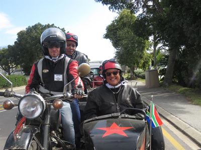 Sidecar sightseeing in Knysna