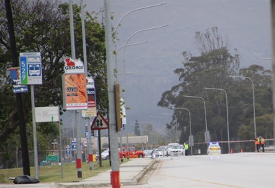 Pedestrian killed in Knysna Road
