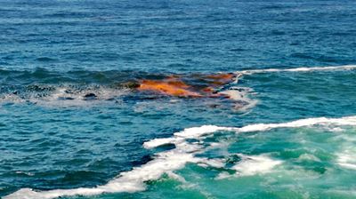 'Sea on fire'