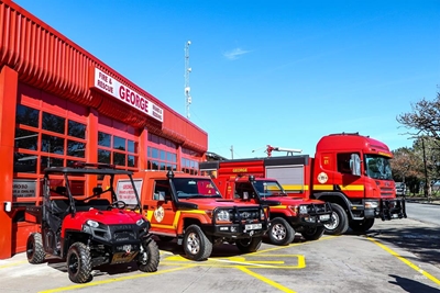 Four new firefighting vehicles for George