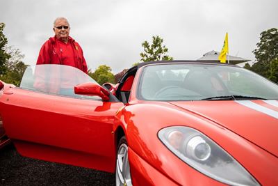 Ferraris roar into George