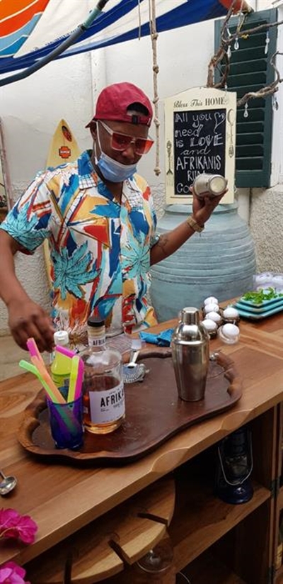 Karoo-kombuis met rum